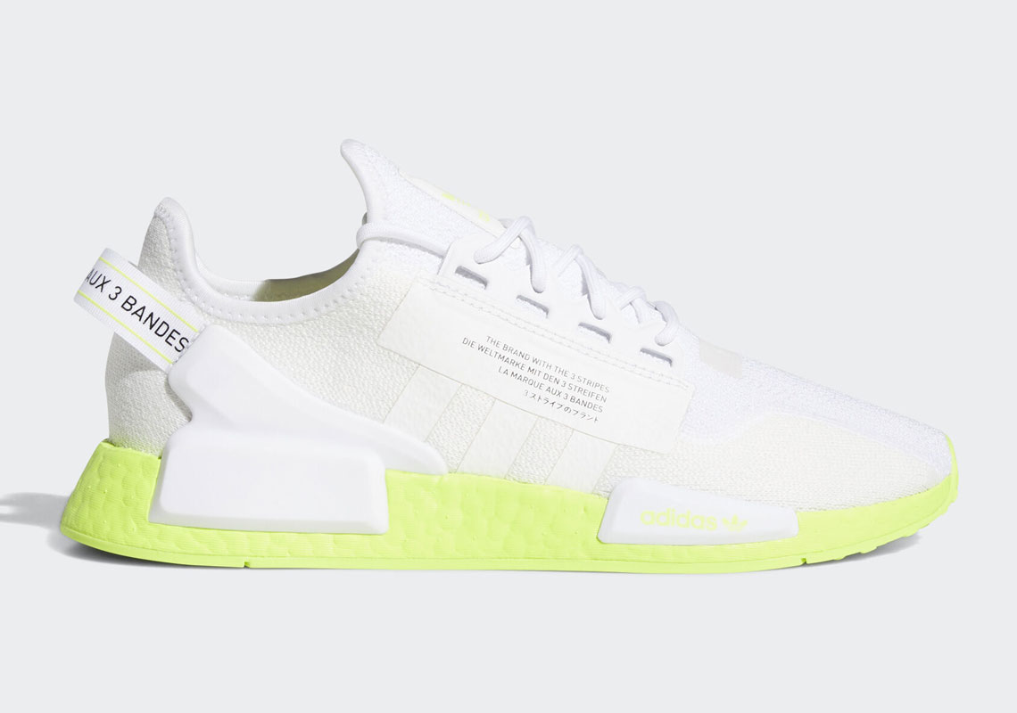 Adidas originals womens nmd r1 w shoes white by3033 sale